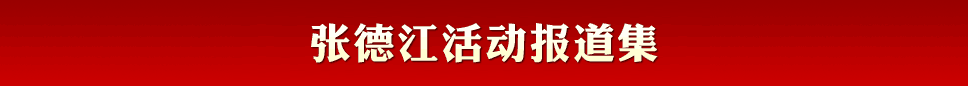 張德江活動報道集