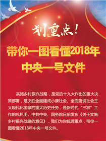 劃重點(diǎn)！帶你一圖看懂2018年中央一號文件