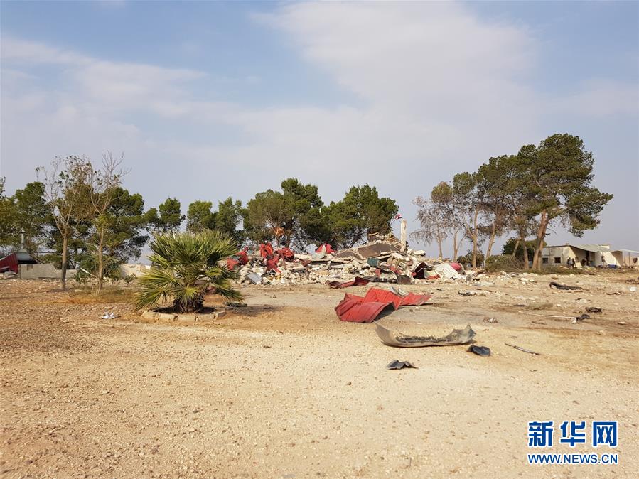 （國際）（2）敘政府軍進(jìn)駐國際聯(lián)盟撤出后留下的一個軍事基地