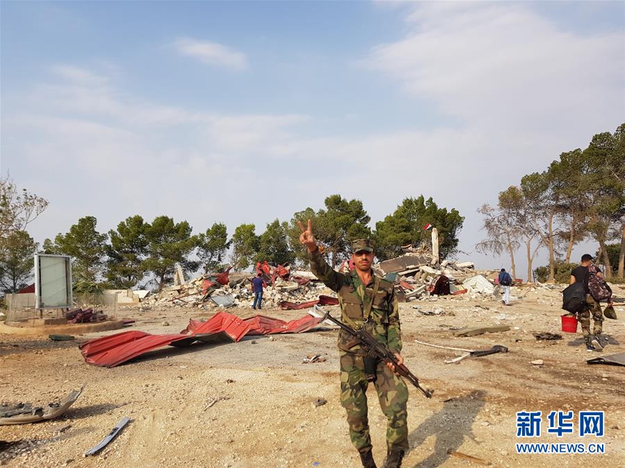 （國際）（5）敘政府軍進(jìn)駐國際聯(lián)盟撤出后留下的一個軍事基地