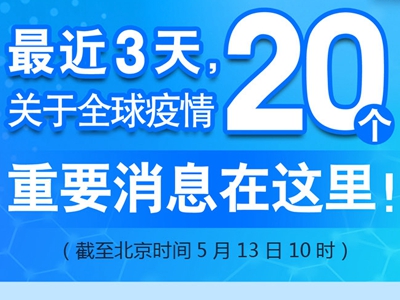 【圖解】最近3天，關(guān)于全球疫情20個(gè)重要消息在這里！