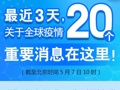 【圖解】最近3天，關(guān)于全球疫情20個(gè)重要消息在這里！